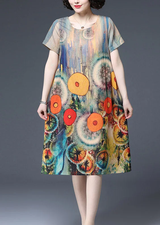 Big Discounts ruffle dressBeautiful Dot Print Pockets Cotton Dress Short Sleeve