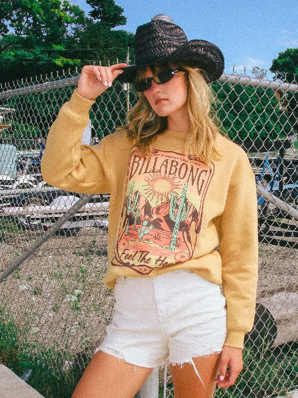 Buy Now BILLABONG DESERT DRIFTER CREWNECK - HEMP
