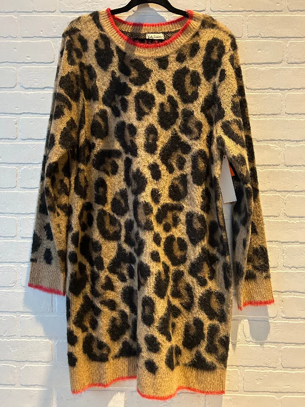 Discount Extravaganza layered dressDress Sweater By Lily White In Black & Brown, Size: Xl Discount Extravaganza layered dressDress Sweater By Lily White In Black & Brown, Size: Xl