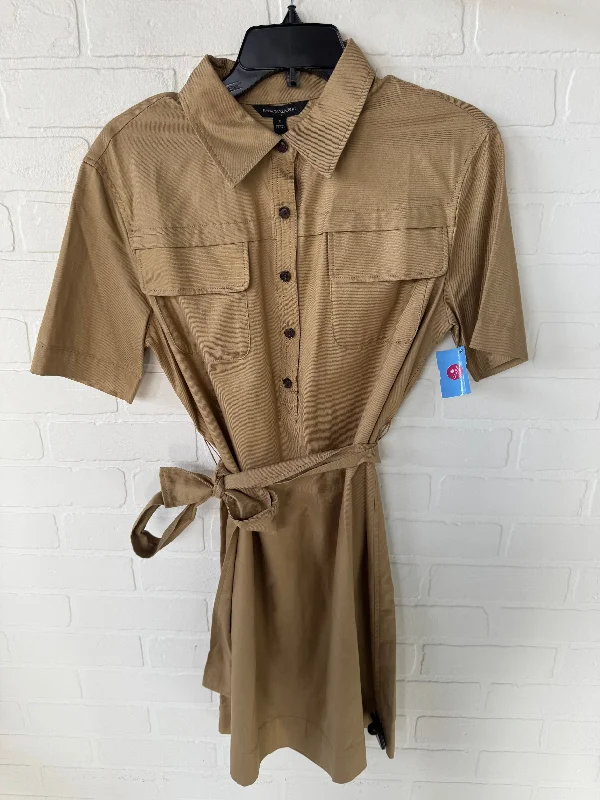 Blowout Deals wrap dressDress Work By Banana Republic In Tan, Size: S