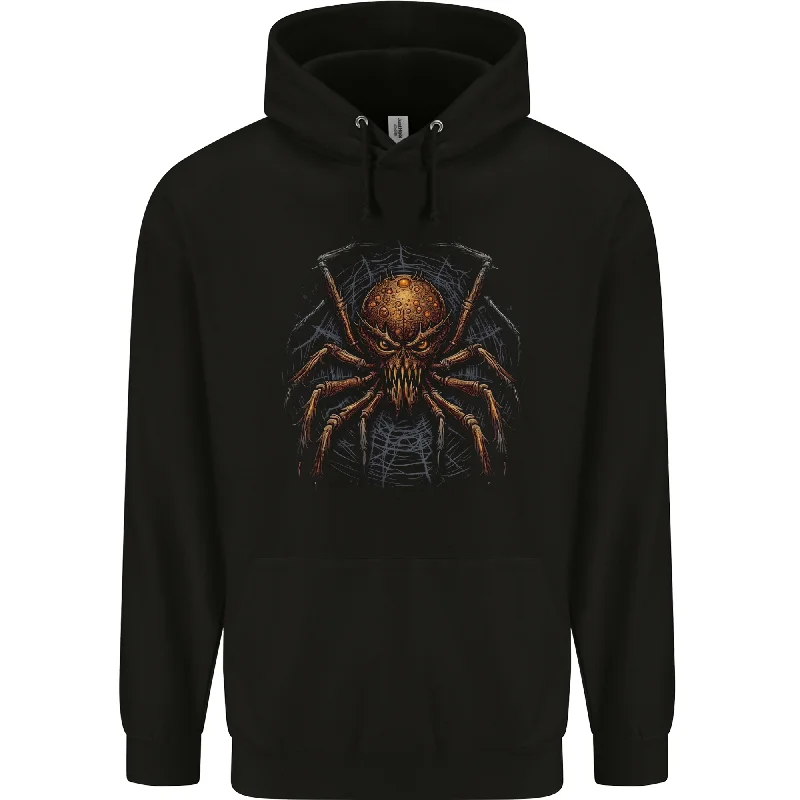 Limited Availability fleece hoodieA Demon Spider Halloween Evil Mens 80% Cotton Hoodie