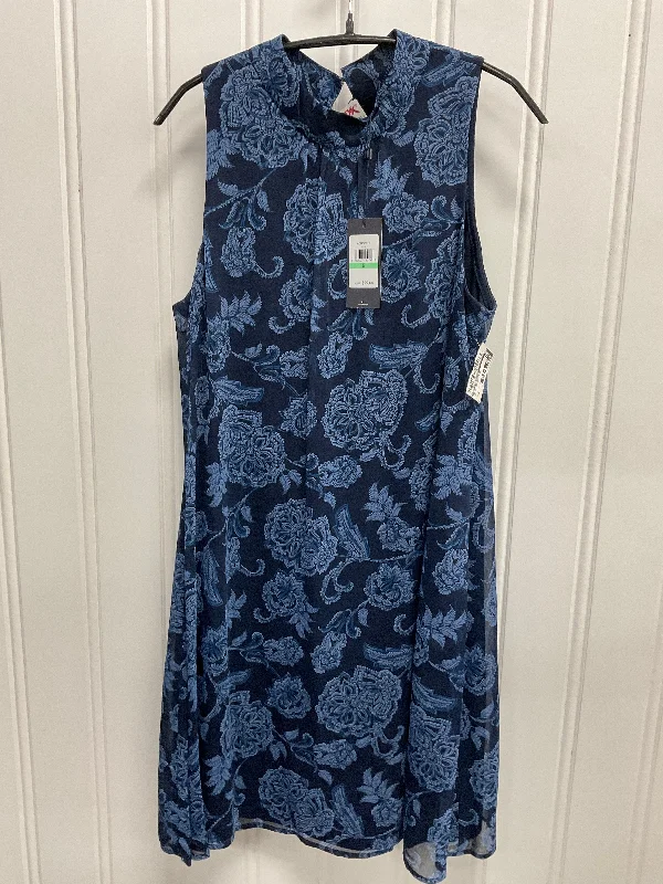 satin dressDress Casual Midi By Tommy Hilfiger In Navy, Size: M