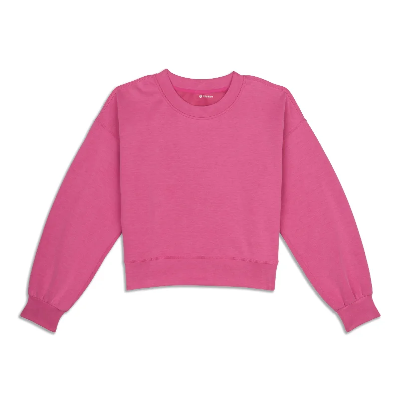 Exclusive Savings Softstreme Perfectly Oversized Cropped Crew - Resale