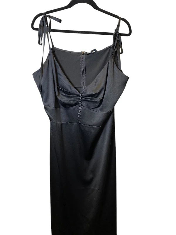 Factory Direct Sale casual day dressDress Party Midi By Cmc In Black, Size: 1x