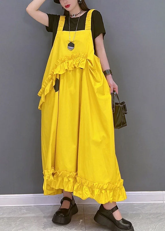 Bargain Prices chic slip dressFashion Yellow Slash Neck Dot Print Spaghetti Strap Dress Sleeveless Bargain Prices chic slip dressFashion Yellow Slash Neck Dot Print Spaghetti Strap Dress Sleeveless