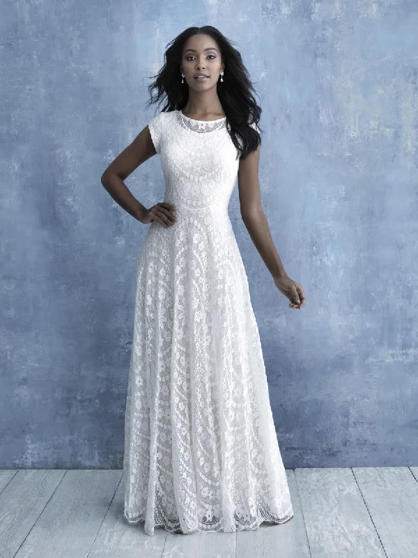 flowy maxi dressAllure Modest Bridals - M637 Sample Gown