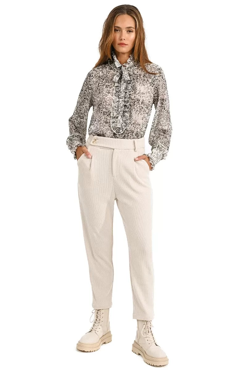 cocktail dressMolly Bracken Off White Curduory Trousers