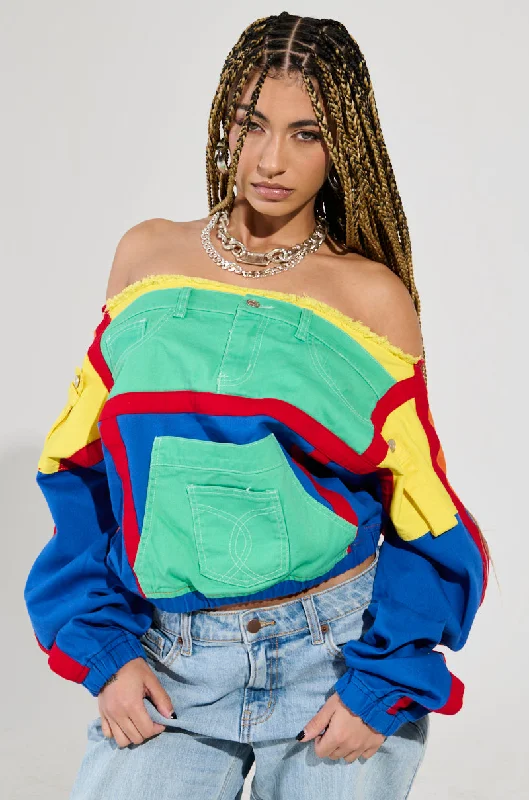 Final Clearance PATCH ME UP SWEATSHIRT