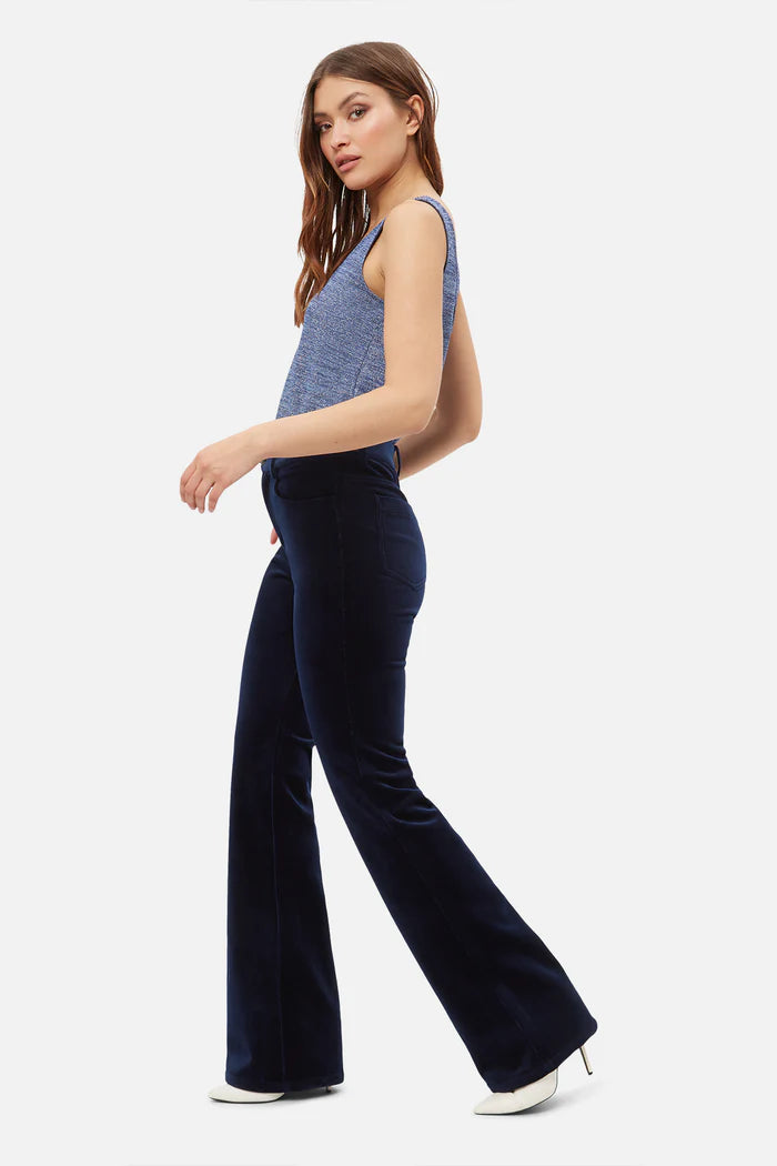 boho-chic dressTraffic People Charade Velvet Cord Flare Trousers