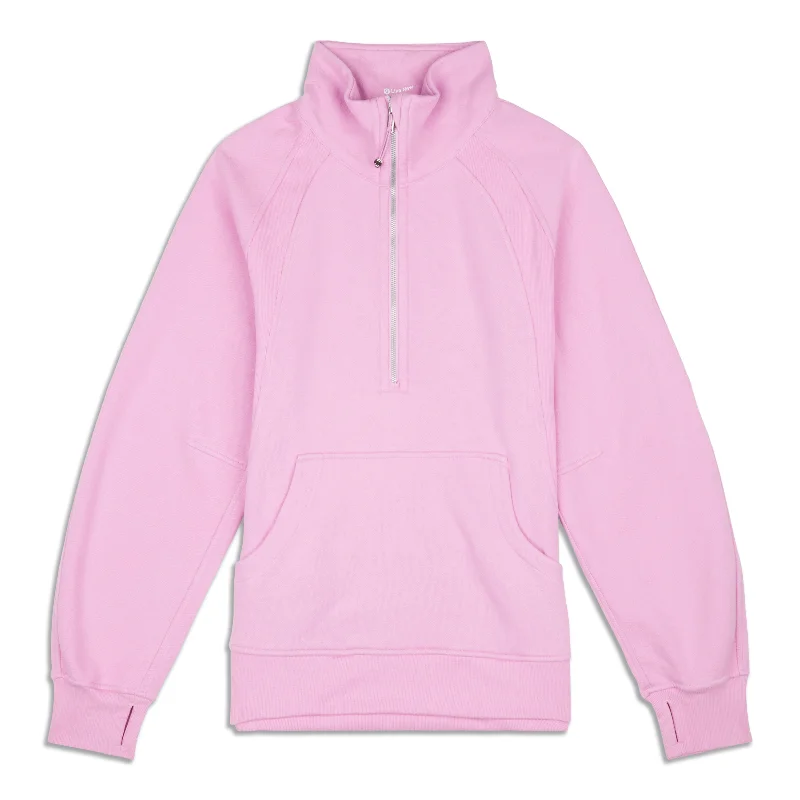 Markdown Madness Scuba Oversized Funnel-Neck Half Zip - Resale