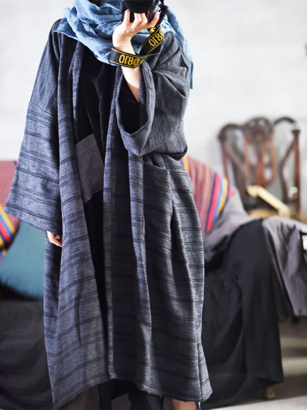 Great Deals vintage trench coatCotton and Linen Loose Old Vintage Coat Trench Coat