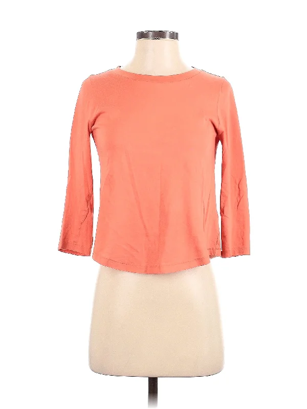 Final Sale minimalist gym sweatshirt3/4 Sleeve Top