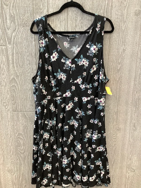 sophisticated dressDress Casual Midi By Torrid In Floral Print, Size: 3x