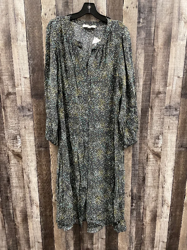 wool dressDress Casual Maxi By Loft In Floral Print, Size: M