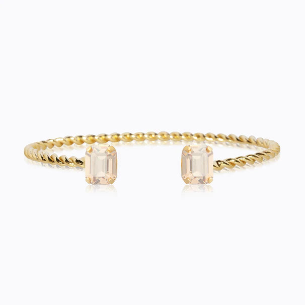 fitted cocktail dressCaroline Svedbom Golden Shadow Lydia bracelet