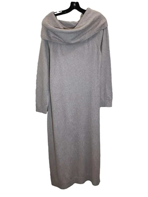 Online Only off-shoulder dressDress Casual Maxi By Loft In Brown, Size: M
