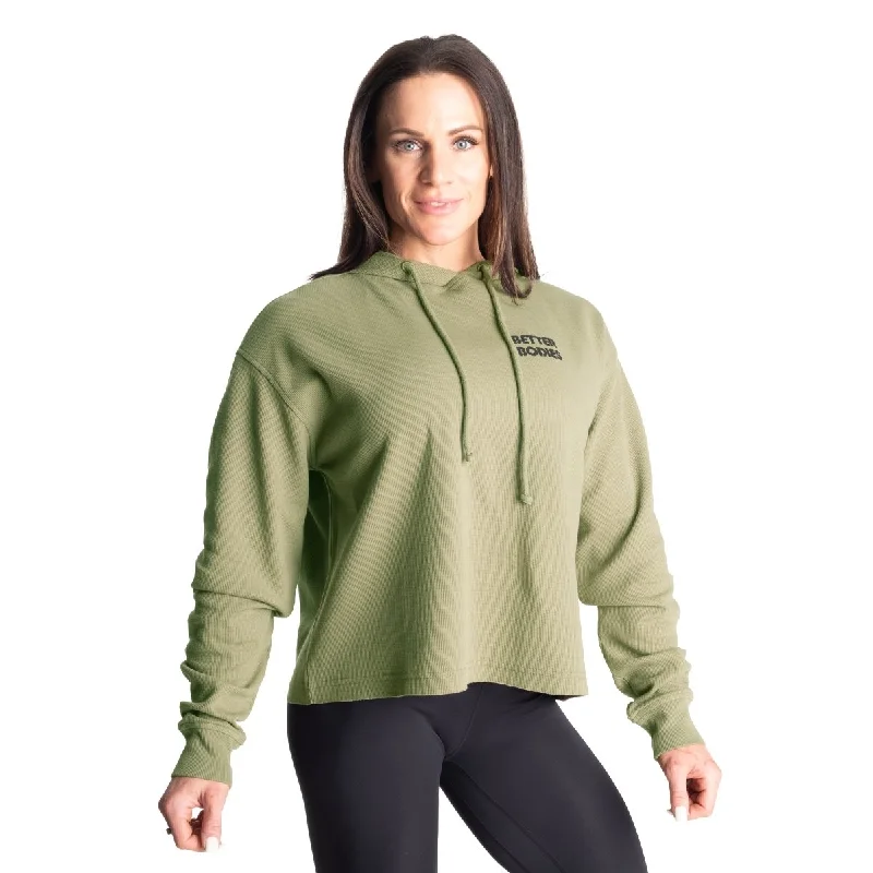 Unmissable Offer Better Bodies Empowered Thermal Sweater - Washed Green