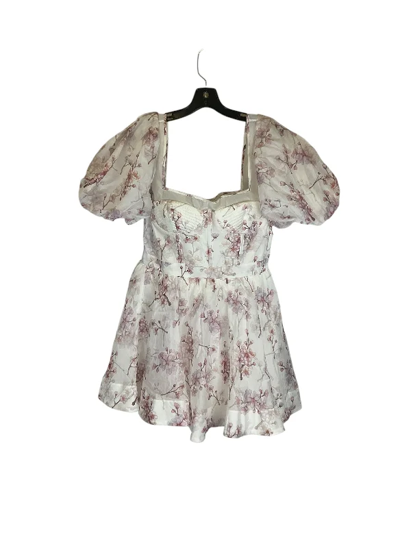 long-sleeve floral dressDress Party Short By Bardot In Floral Print, Size: L