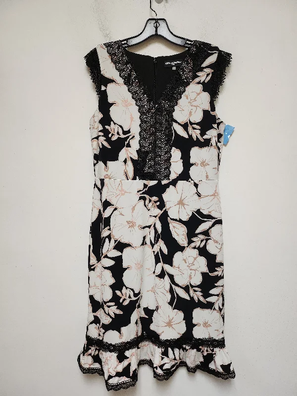 comfy maxi dressDress Designer By Karl Lagerfeld In Floral Print, Size: M