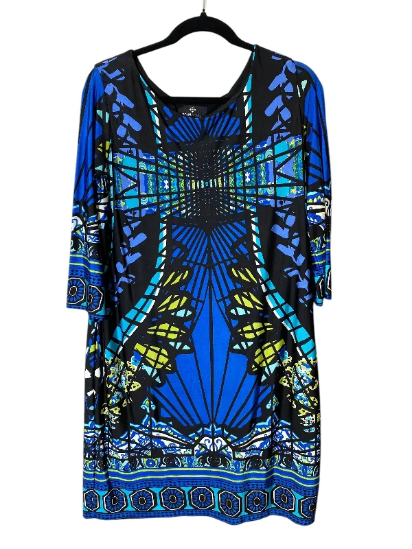 Super Bargain romantic dressDress Casual Midi By Ronnie Nicole In Multi-colored, Size: L