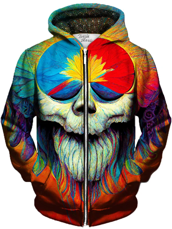 premium zip-up hoodieEnchanted Destruction Unisex Zip-Up Hoodie