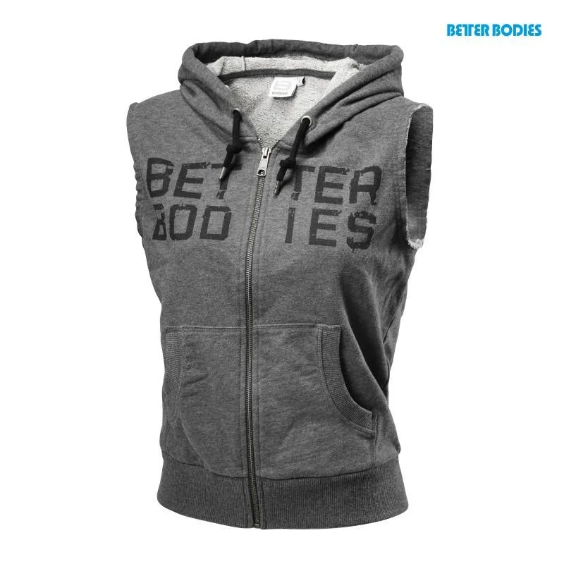 Super Sale Better Bodies Athletic S-L Hood - Antracite Melange