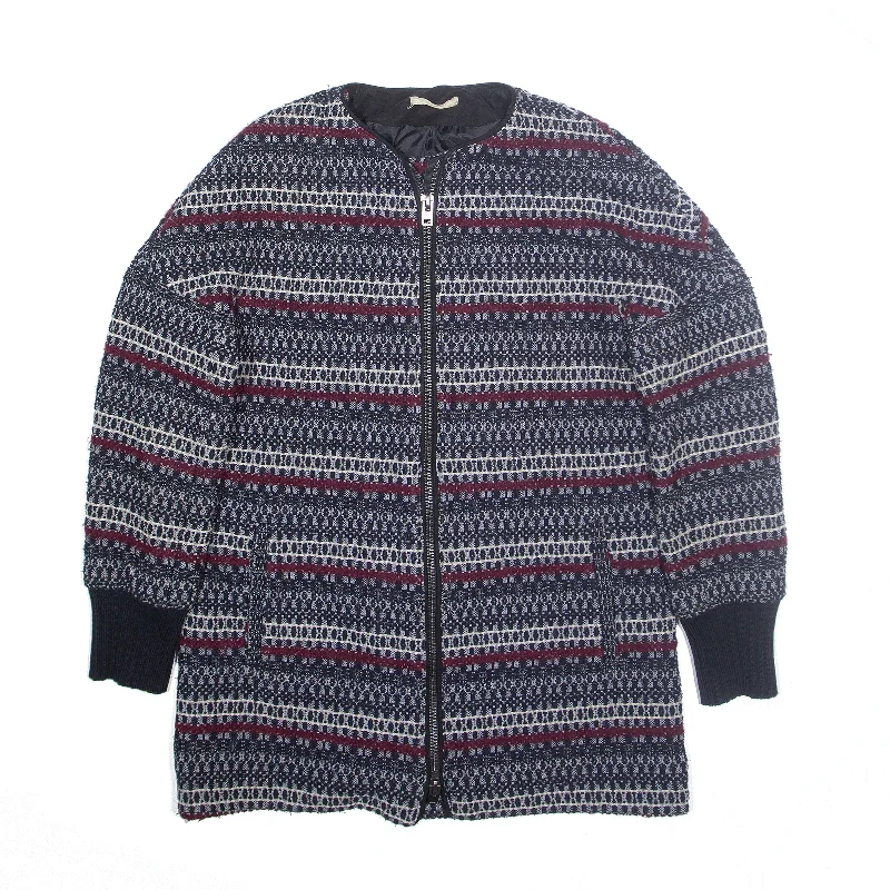 Price Rollback fashion coat with hoodSPIRIT Parka Coat Blue Fair Isle Womens M
