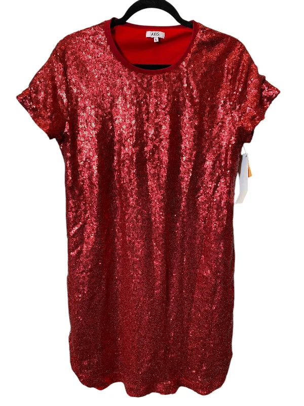 chic wrap dressDress Party Short By Cmc In Red, Size: L