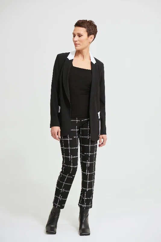 elegant shift dressJoseph Ribkoff Check Print Leggings